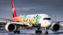 Sichuan Airlines A350 in Prague title=