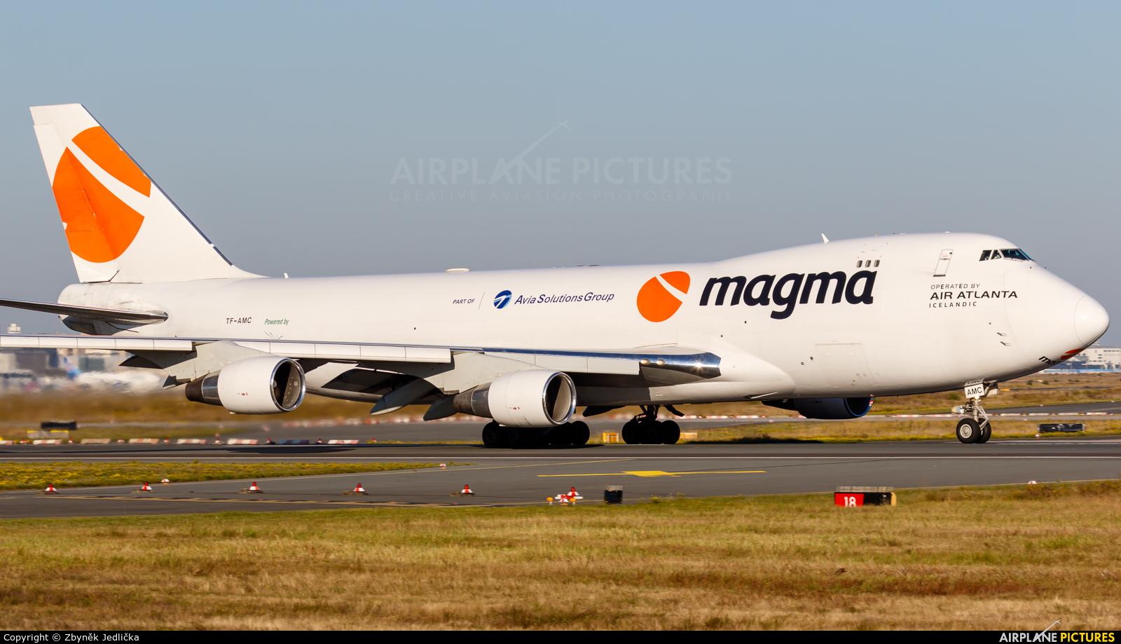 Magma Aviation TF-AMC aircraft at Frankfurt