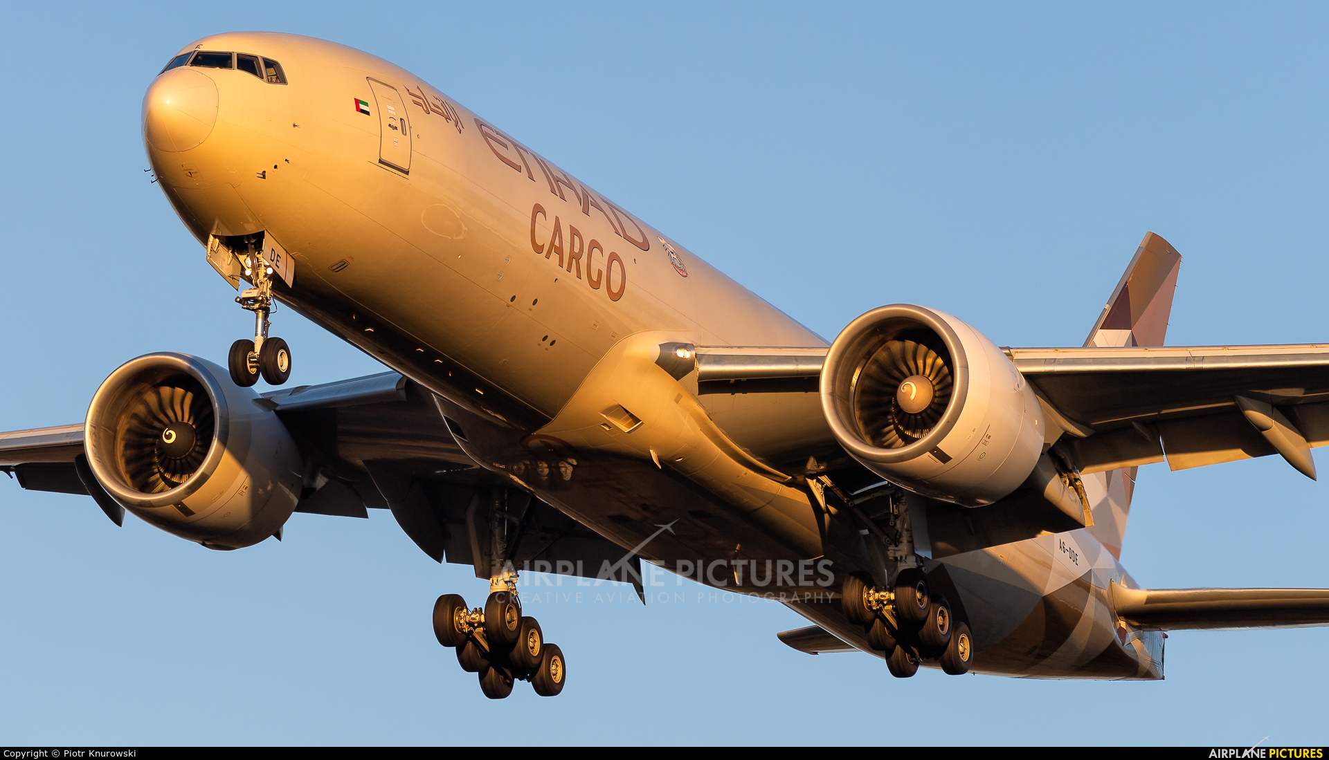 Etihad Cargo A6-DDE aircraft at Frankfurt