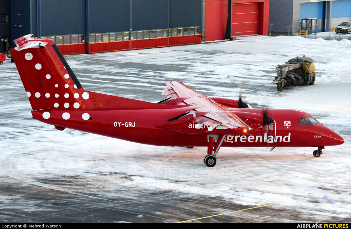 Air Greenland OY-GRJ aircraft at Nuuk