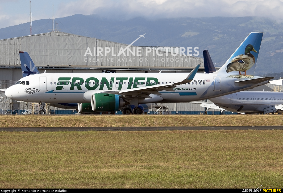 Frontier Airlines N356FR aircraft at San Jose - Juan Santamaría Intl
