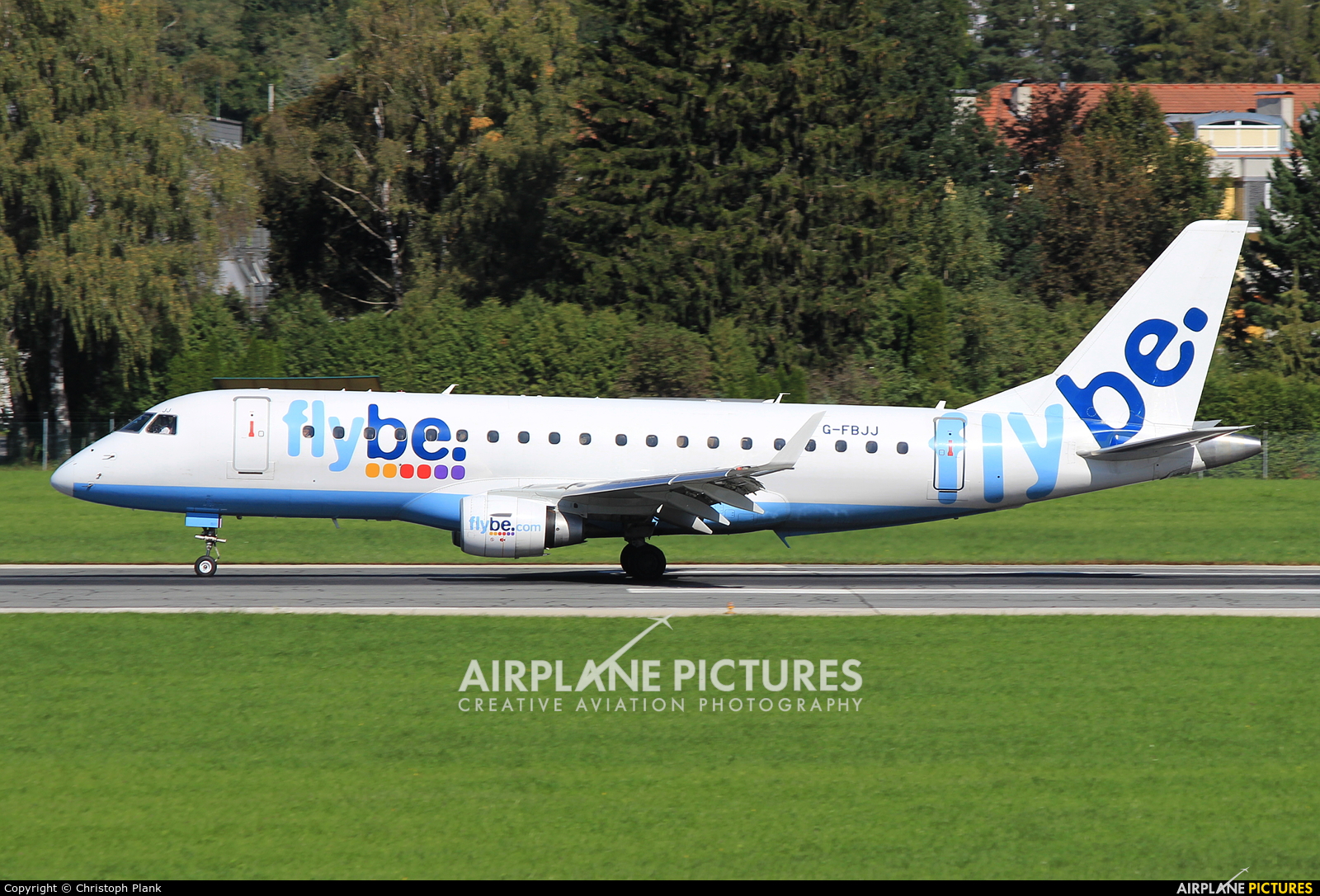 Flybe G-FBJJ aircraft at Innsbruck