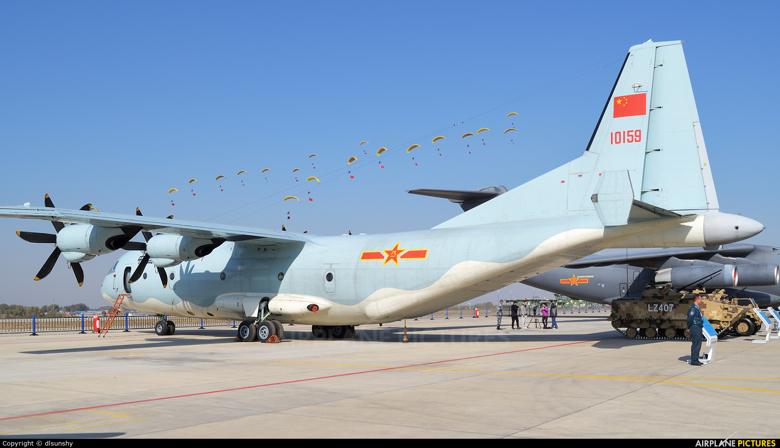 China - Air Force 10159 aircraft at Changchun Dafangshen