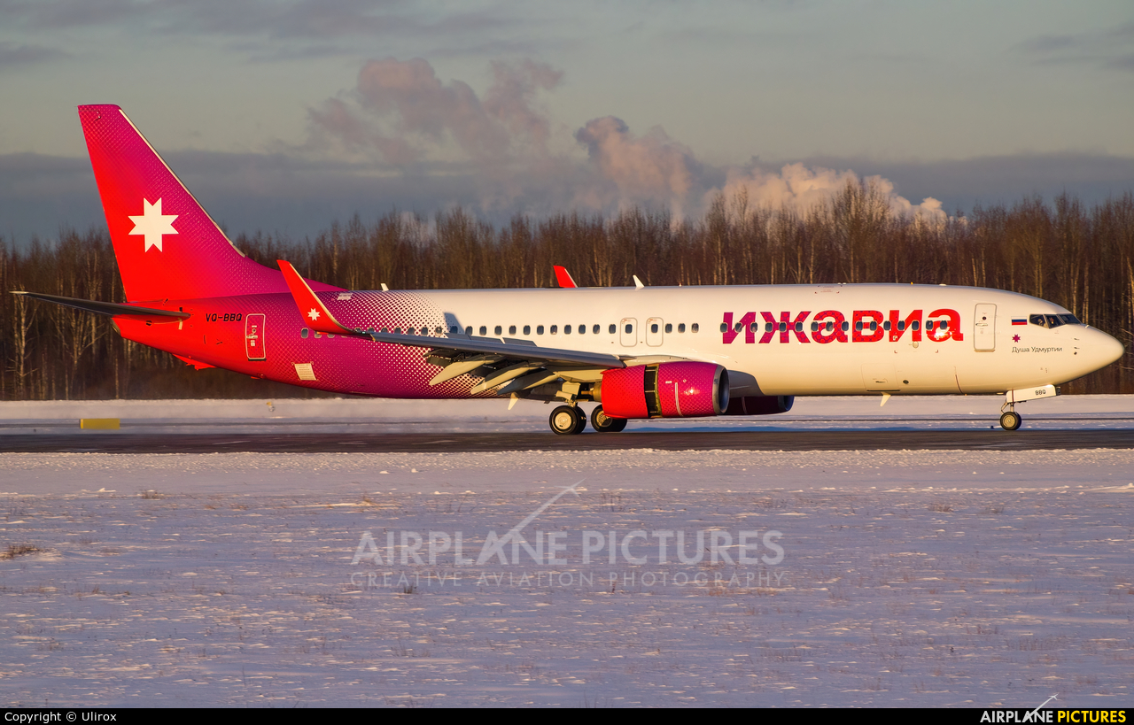 Izhavia VQ-BBQ aircraft at St. Petersburg - Pulkovo