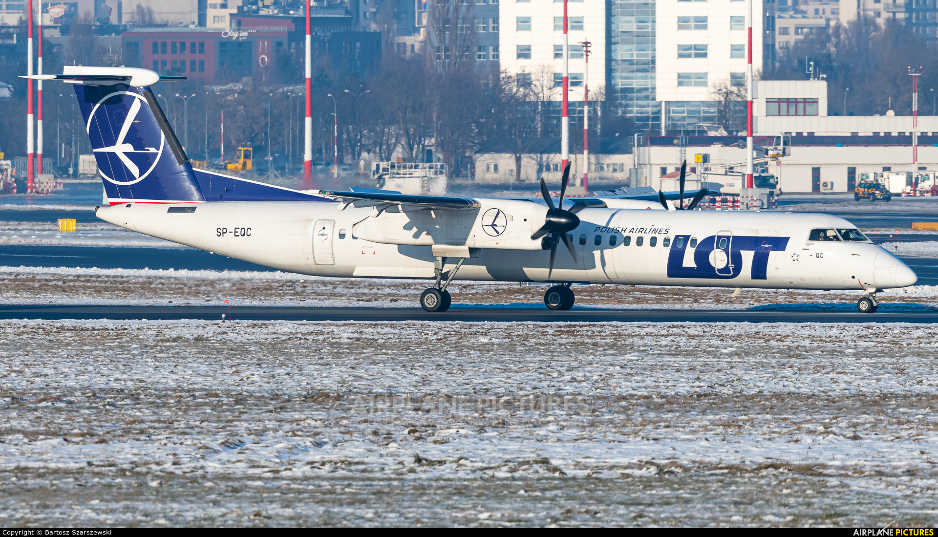 LOT - Polish Airlines SP-EQC aircraft at Warsaw - Frederic Chopin