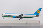 Uzbekistan Airways 767 at East Midlands title=