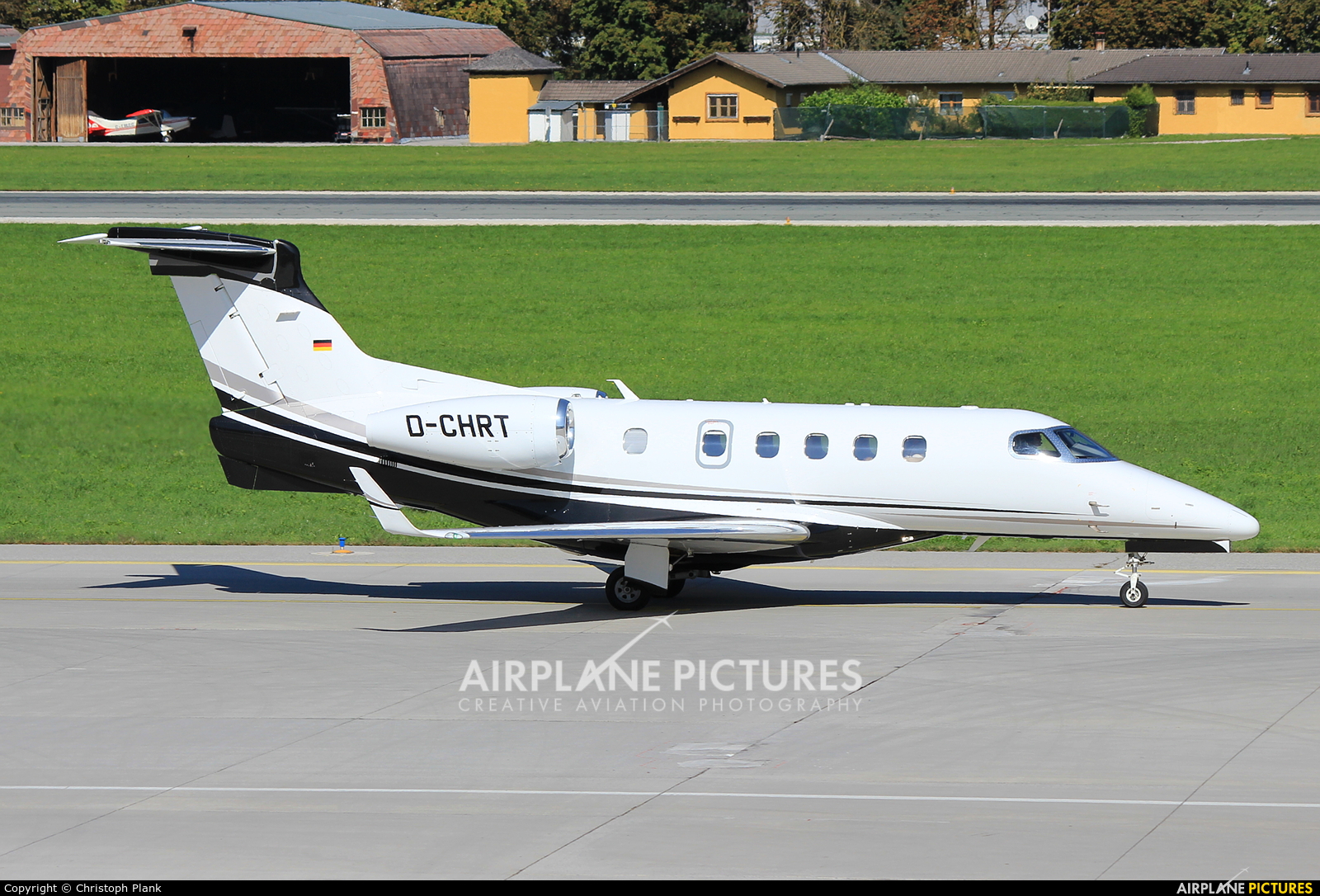 Private D-CHRT aircraft at Innsbruck