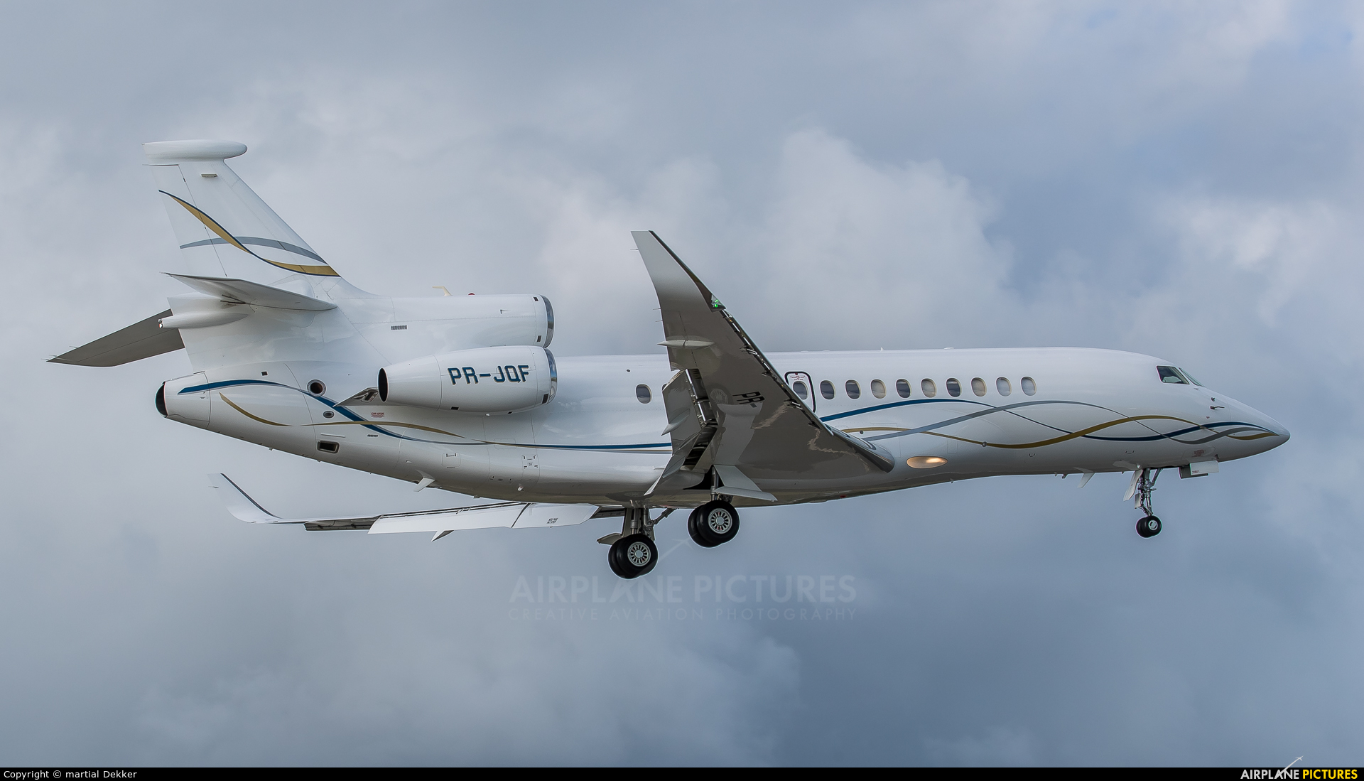Private PR-JQF aircraft at Sint Maarten - Princess Juliana Intl