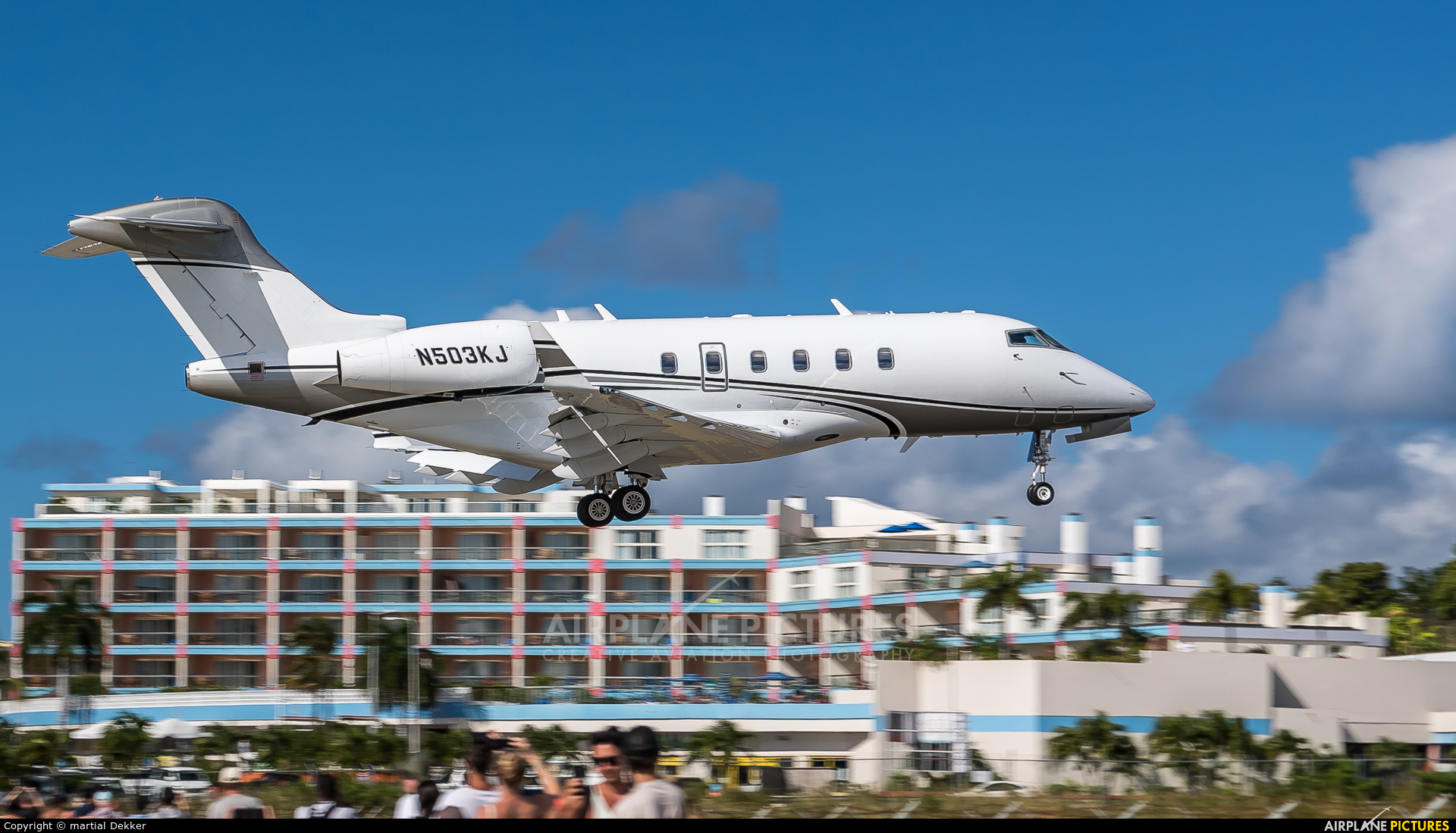 Private N503KJ aircraft at Sint Maarten - Princess Juliana Intl