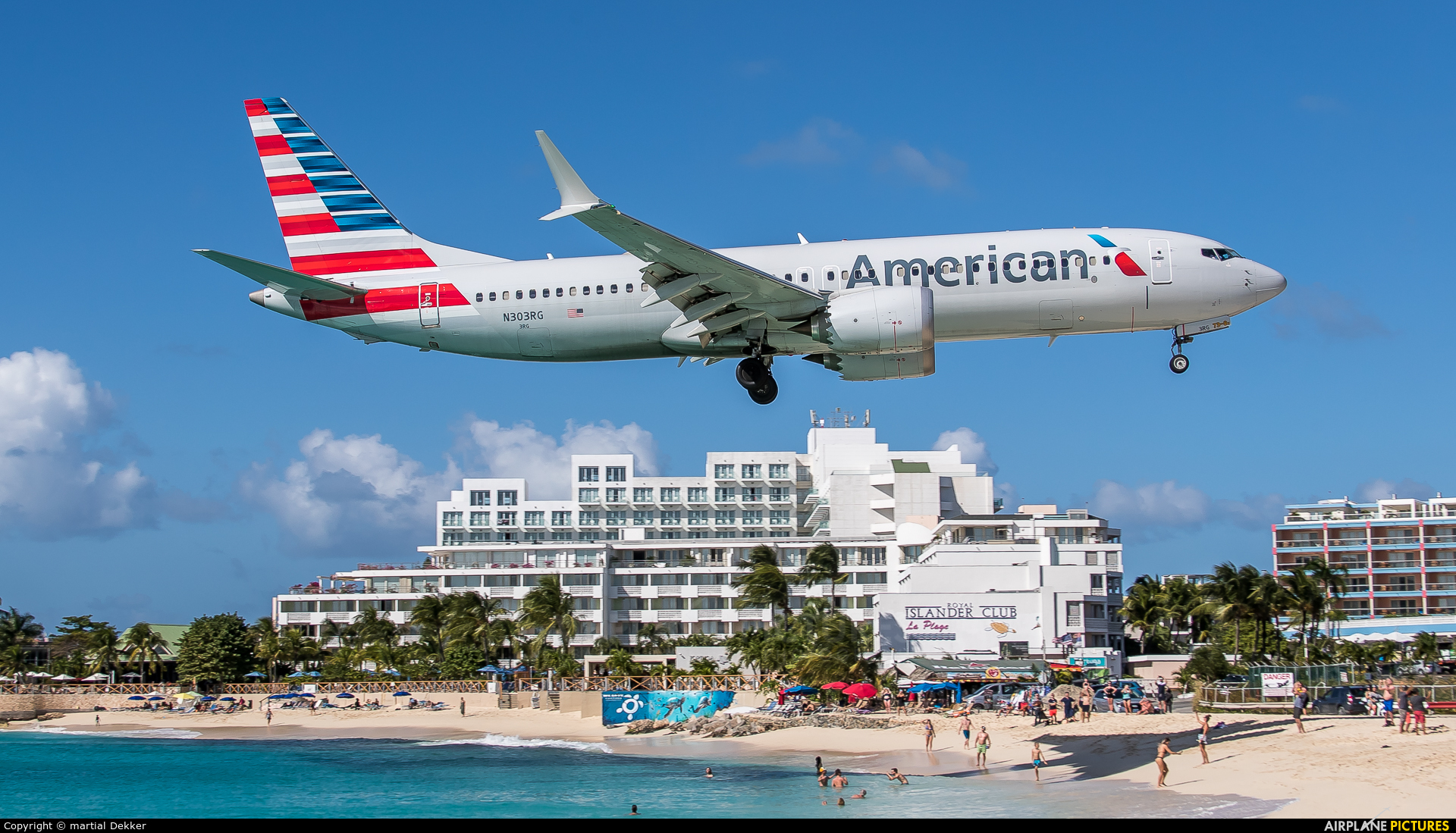 American Airlines N303RG aircraft at Sint Maarten - Princess Juliana Intl