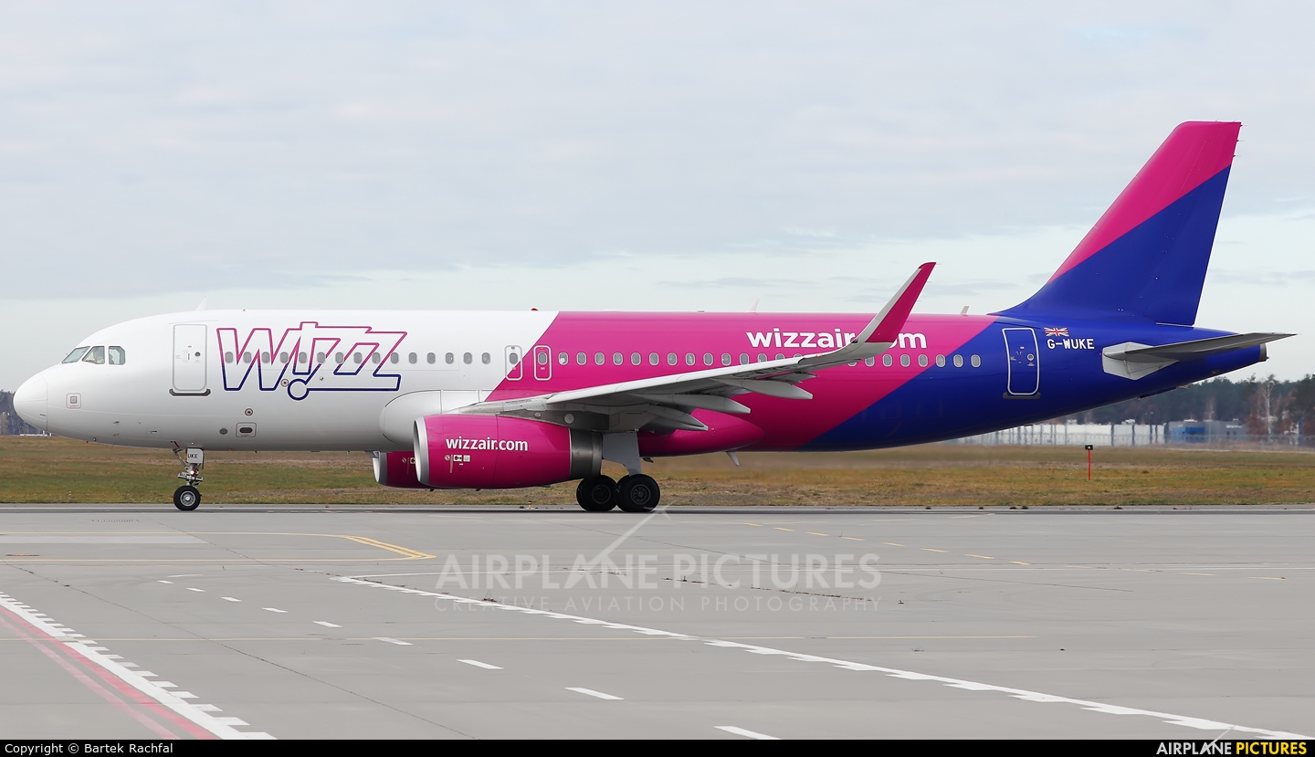 Wizz Air UK G-WUKE aircraft at Rzeszów-Jasionka 