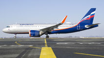 Aeroflot A320 NEO at Zagreb title=