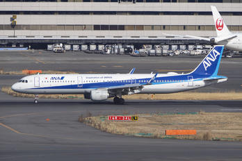 JA114A - ANA - All Nippon Airways Airbus A321
