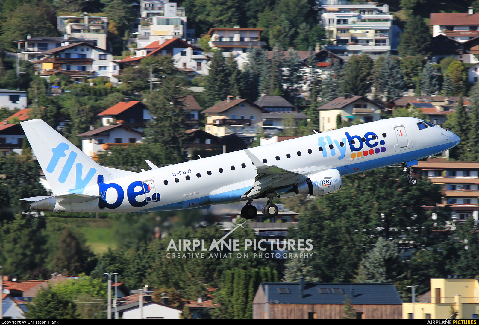 Flybe G-FBJK aircraft at Innsbruck