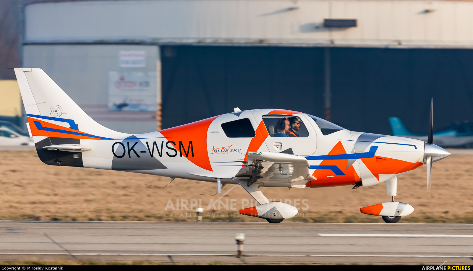 Private OK-WSM aircraft at Ostrava Mošnov