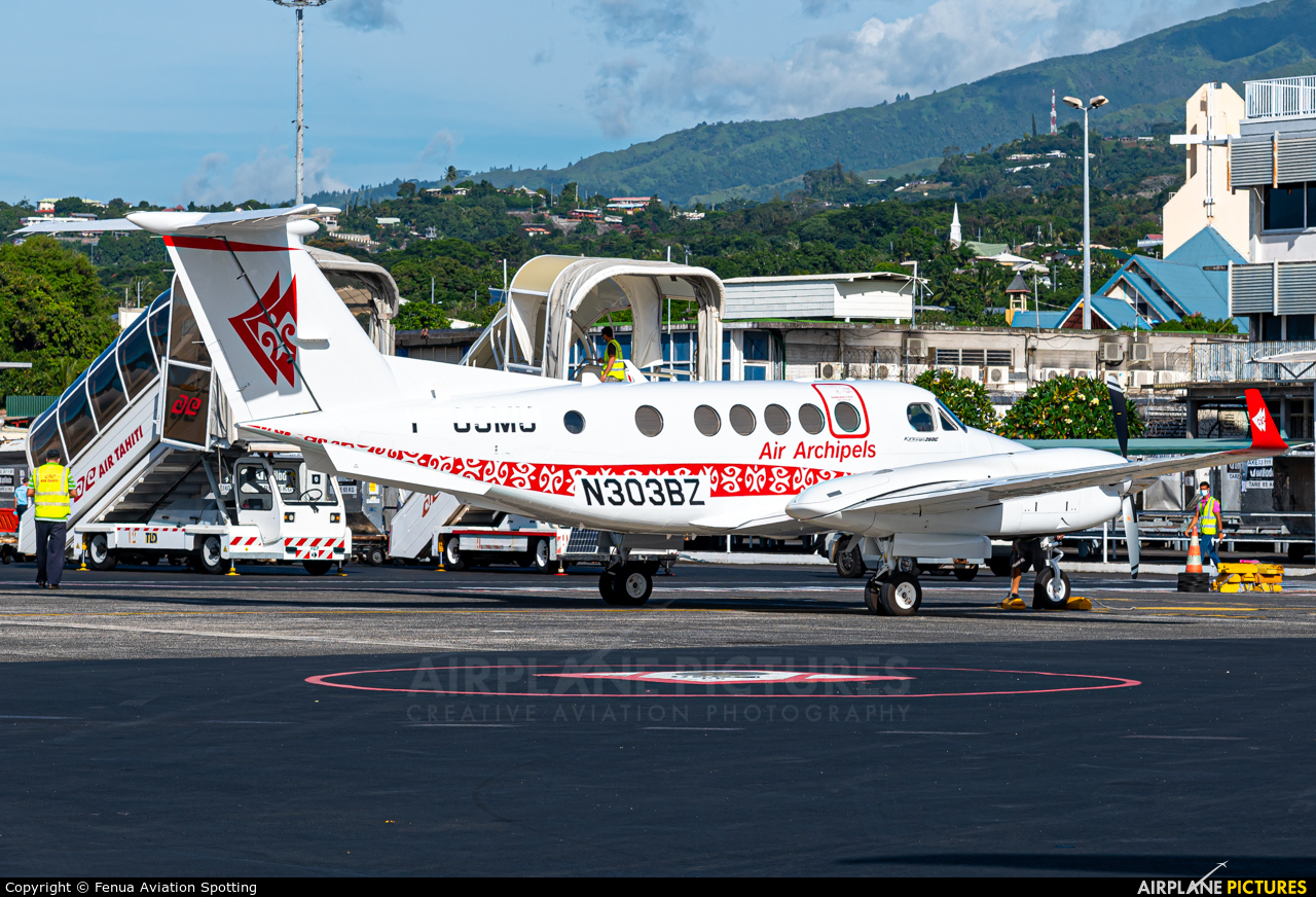 Air Archipels F-OSMU aircraft at Tahiti Faa'a International Airport