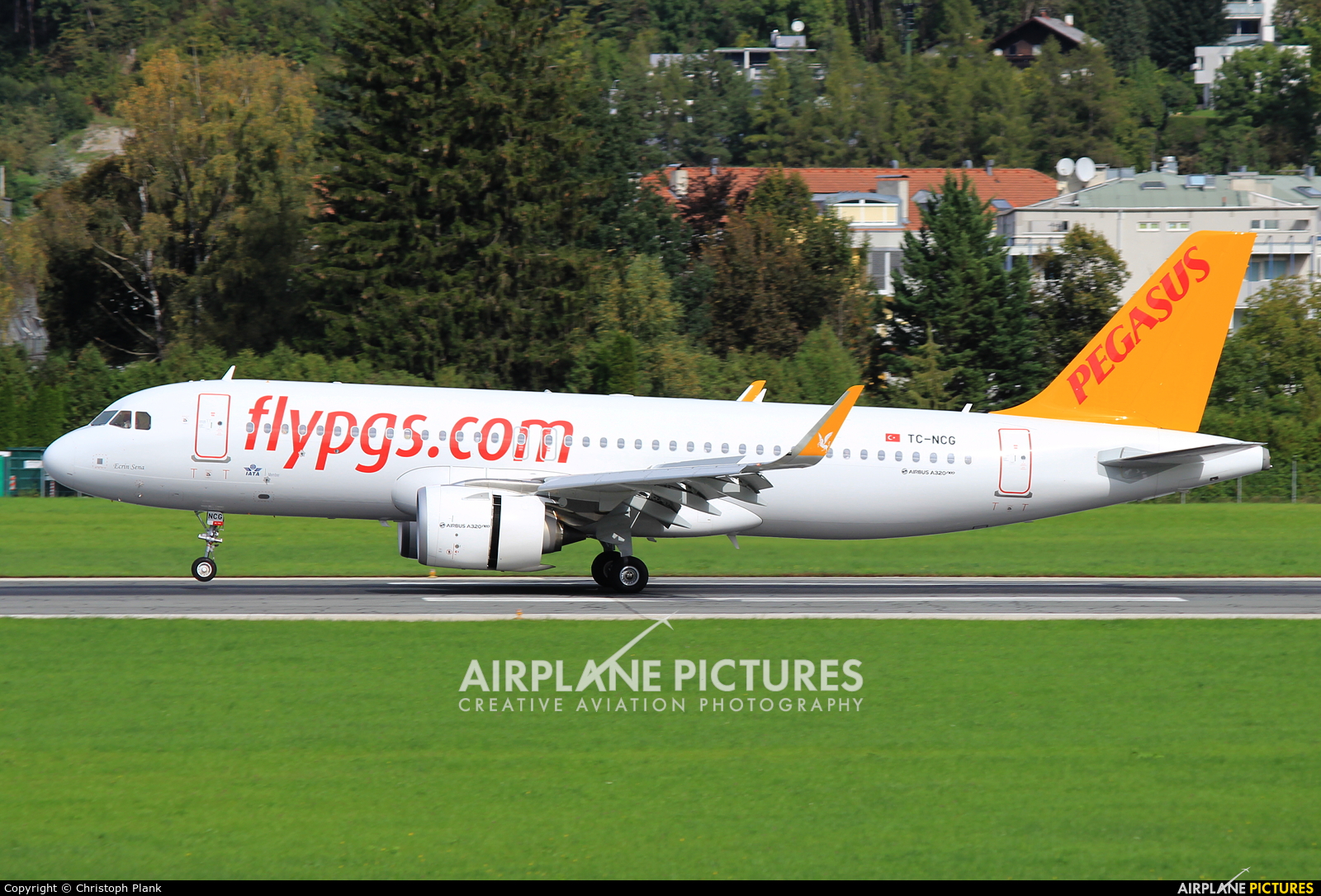 Pegasus TC-NCG aircraft at Innsbruck