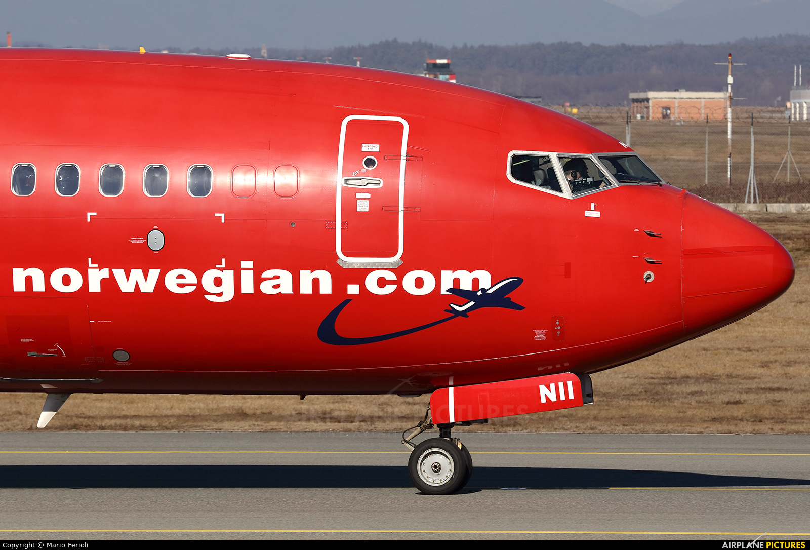Norwegian Air Shuttle LN-NII aircraft at Milan - Malpensa
