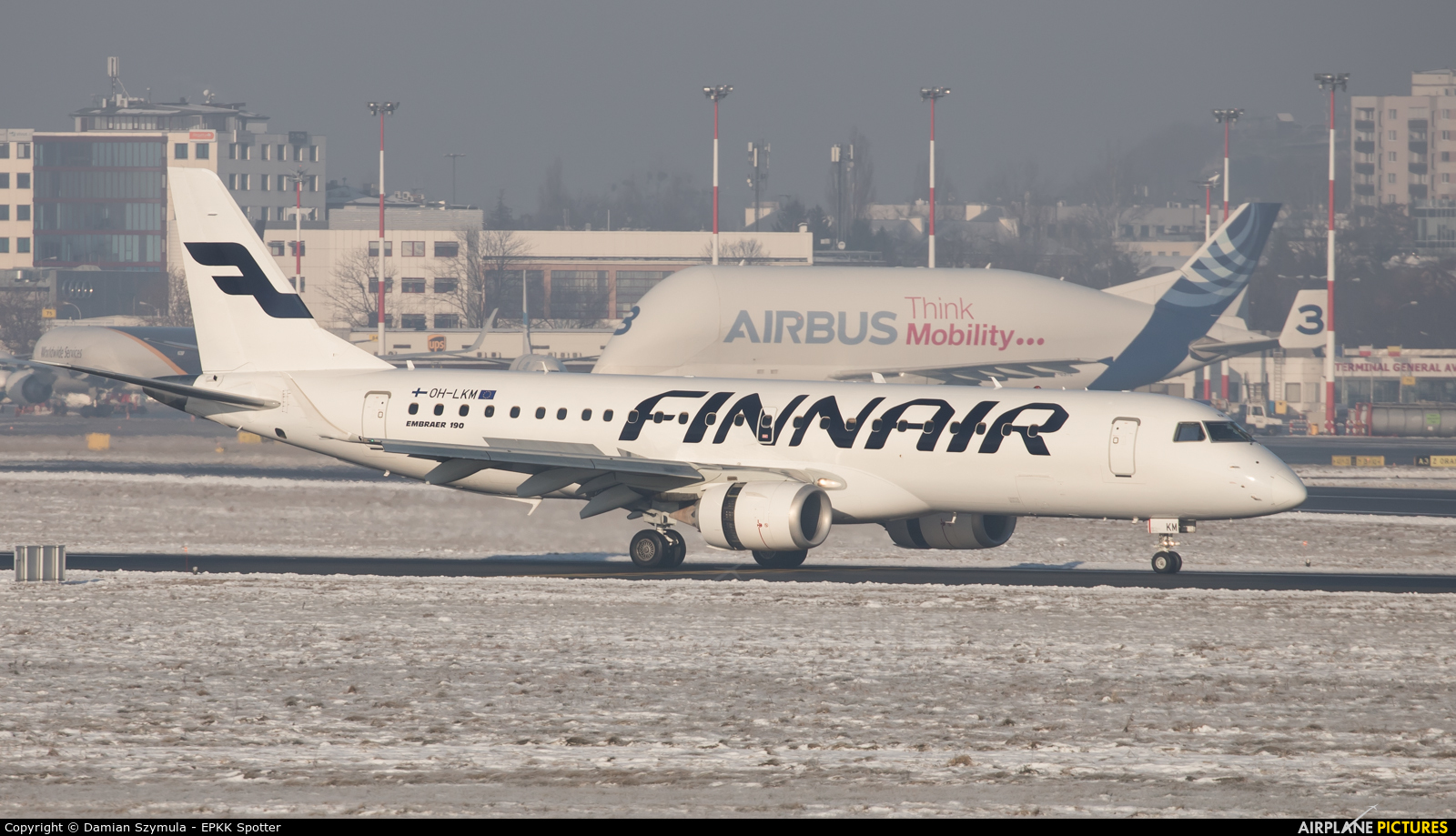 Finnair OH-LKM aircraft at Warsaw - Frederic Chopin