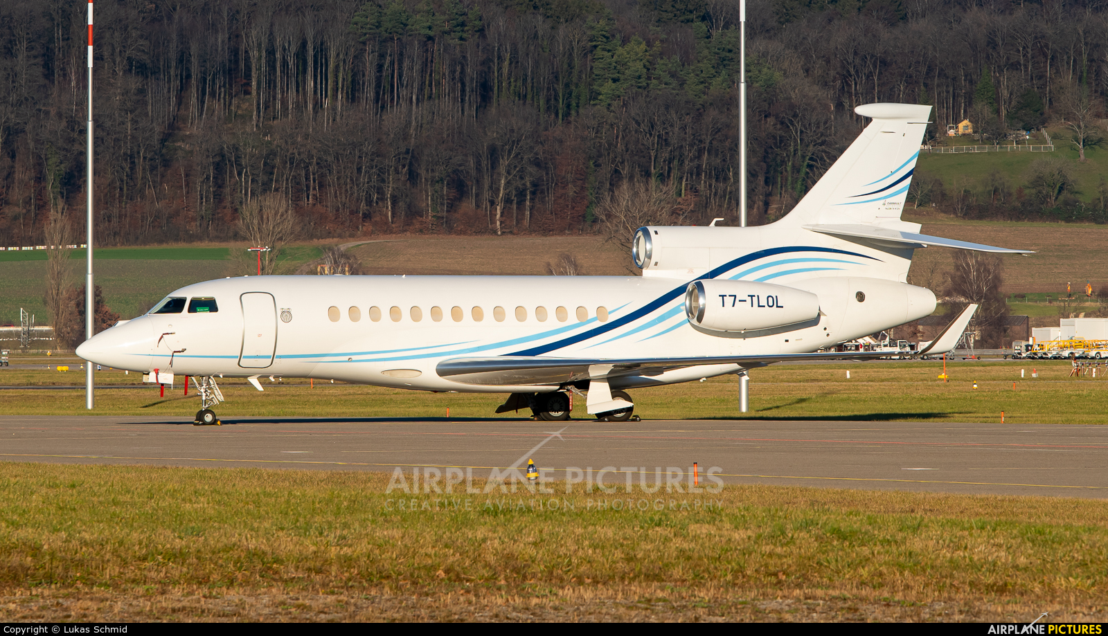 Private T7-TLOL aircraft at Zurich