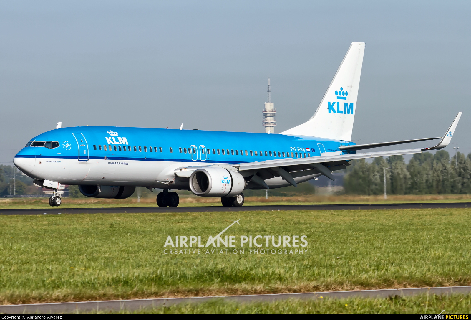 KLM PH-BXB aircraft at Amsterdam - Schiphol