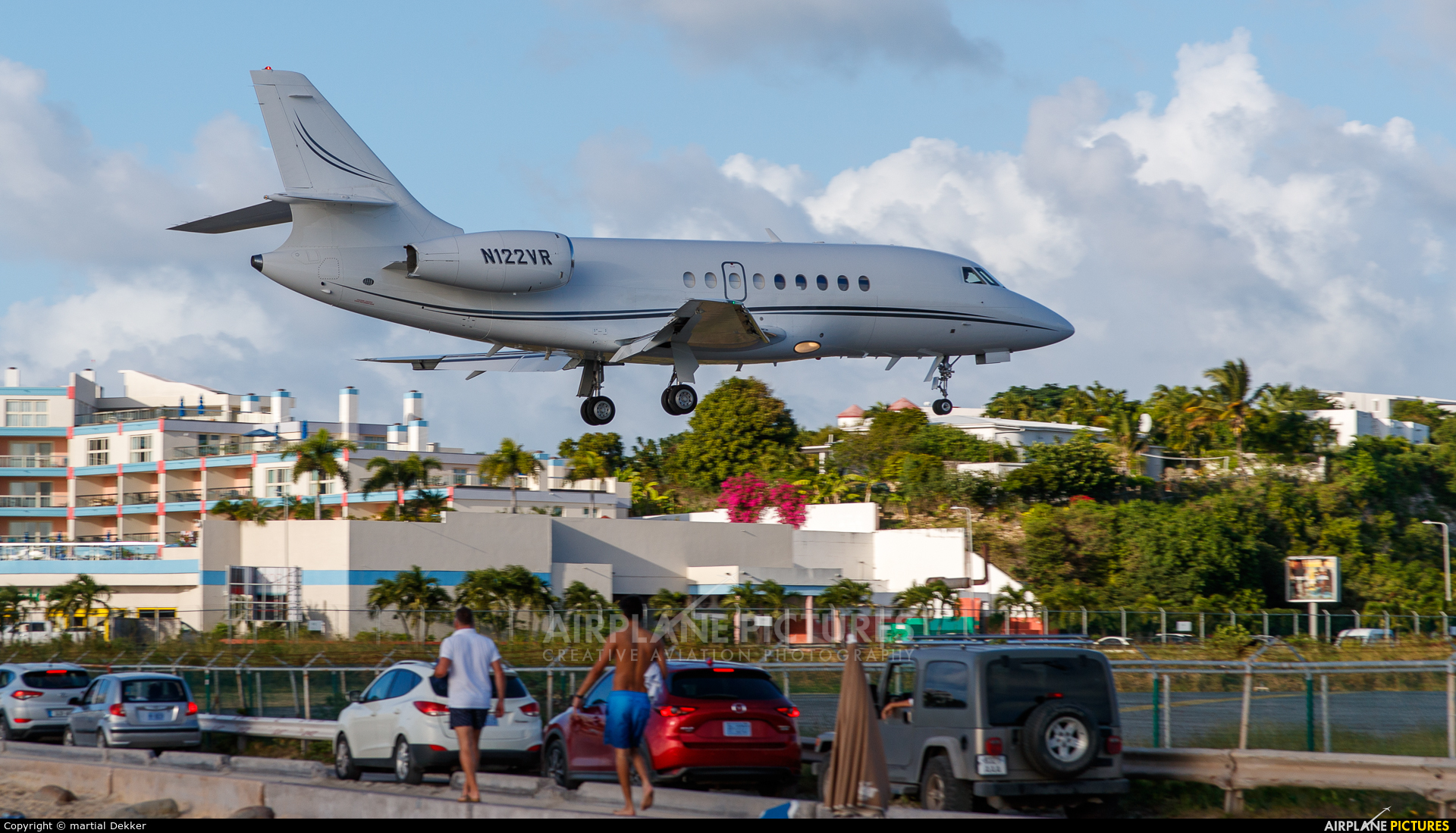 Private N122VR aircraft at Sint Maarten - Princess Juliana Intl