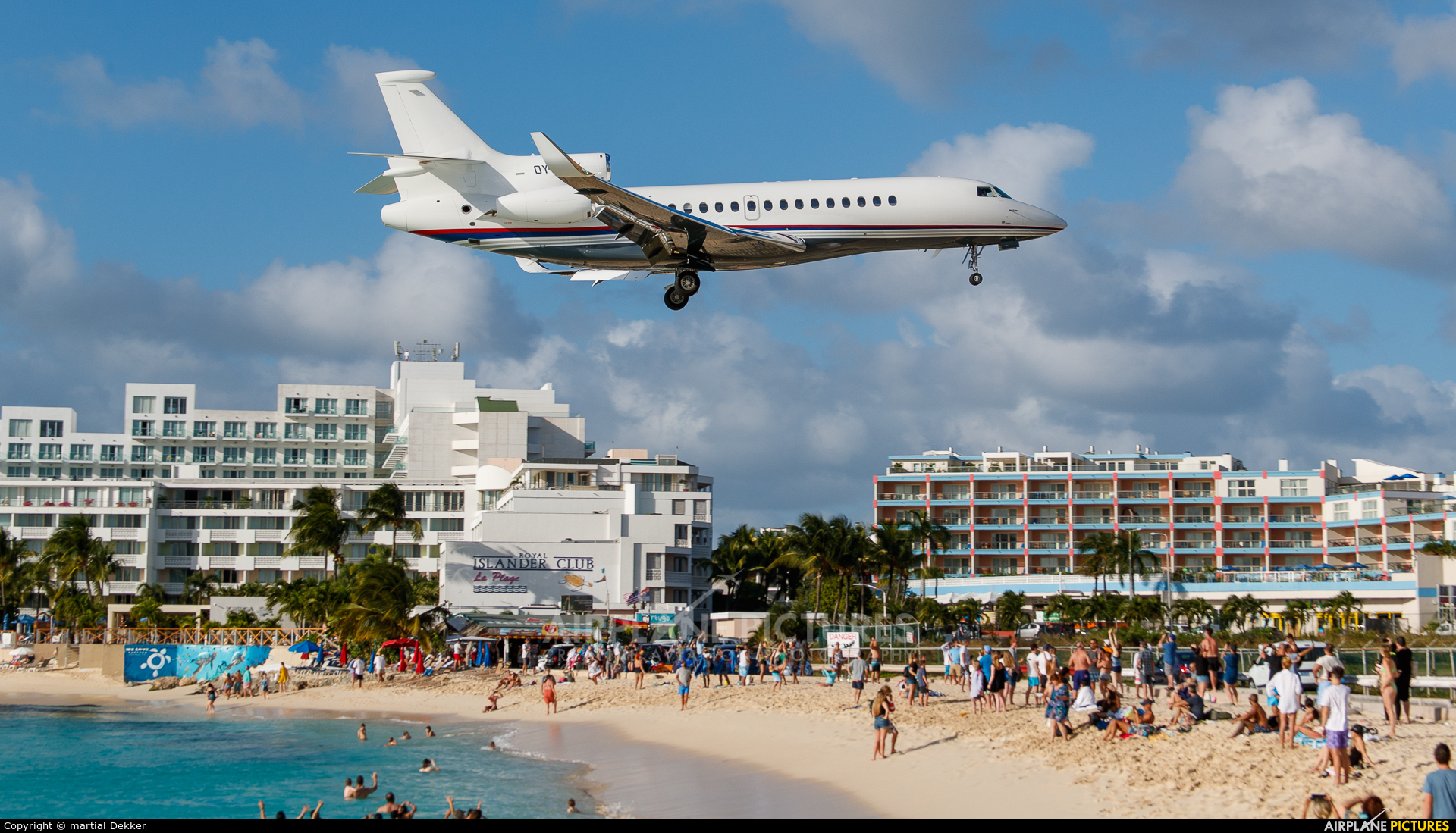 Private OY-RAD aircraft at Sint Maarten - Princess Juliana Intl