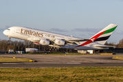 A6-EUF - Emirates Airlines Airbus A380 aircraft