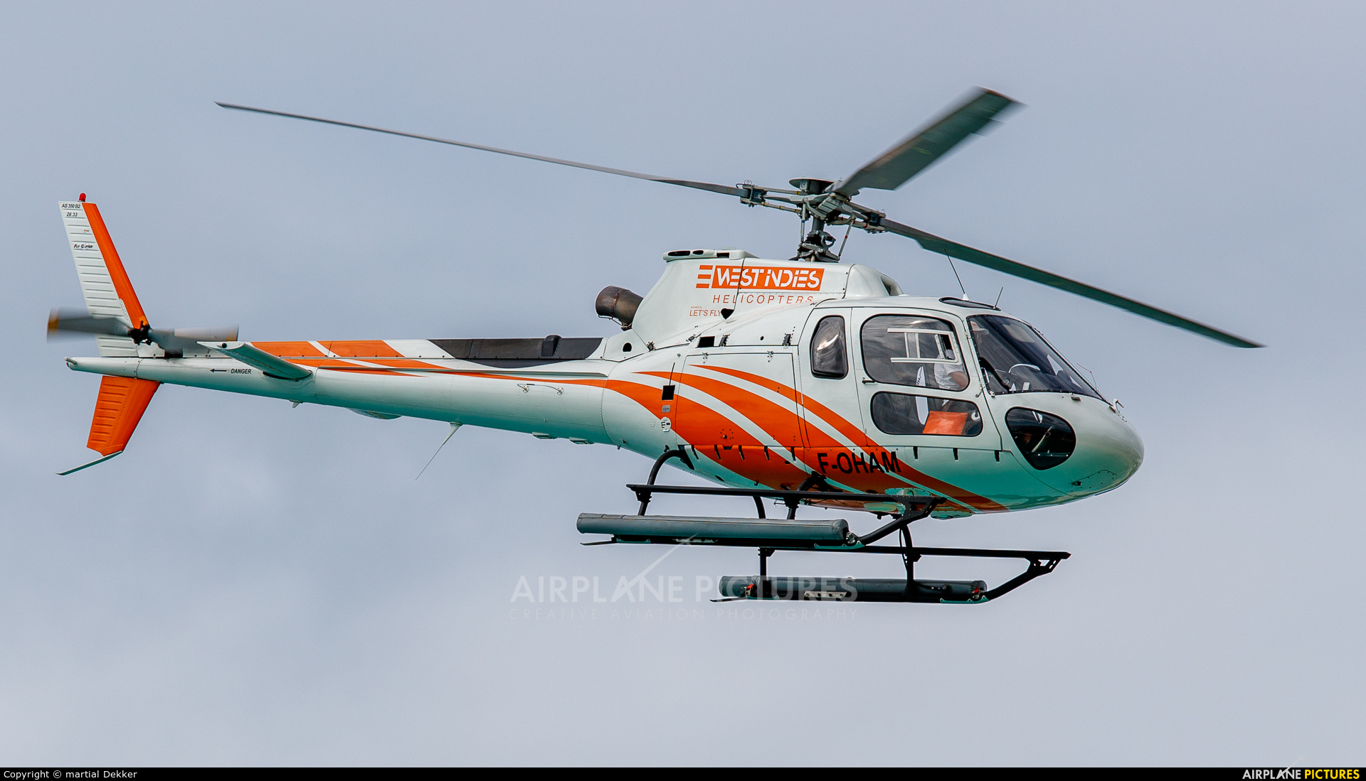 Westindies helicopters F-OHAM aircraft at Sint Maarten - Princess Juliana Intl