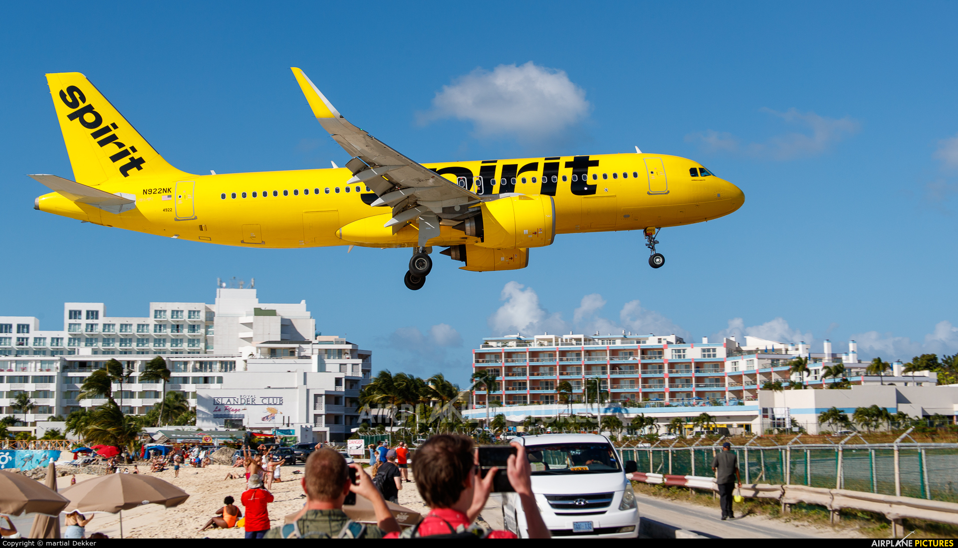Spirit Airlines N922NK aircraft at Sint Maarten - Princess Juliana Intl