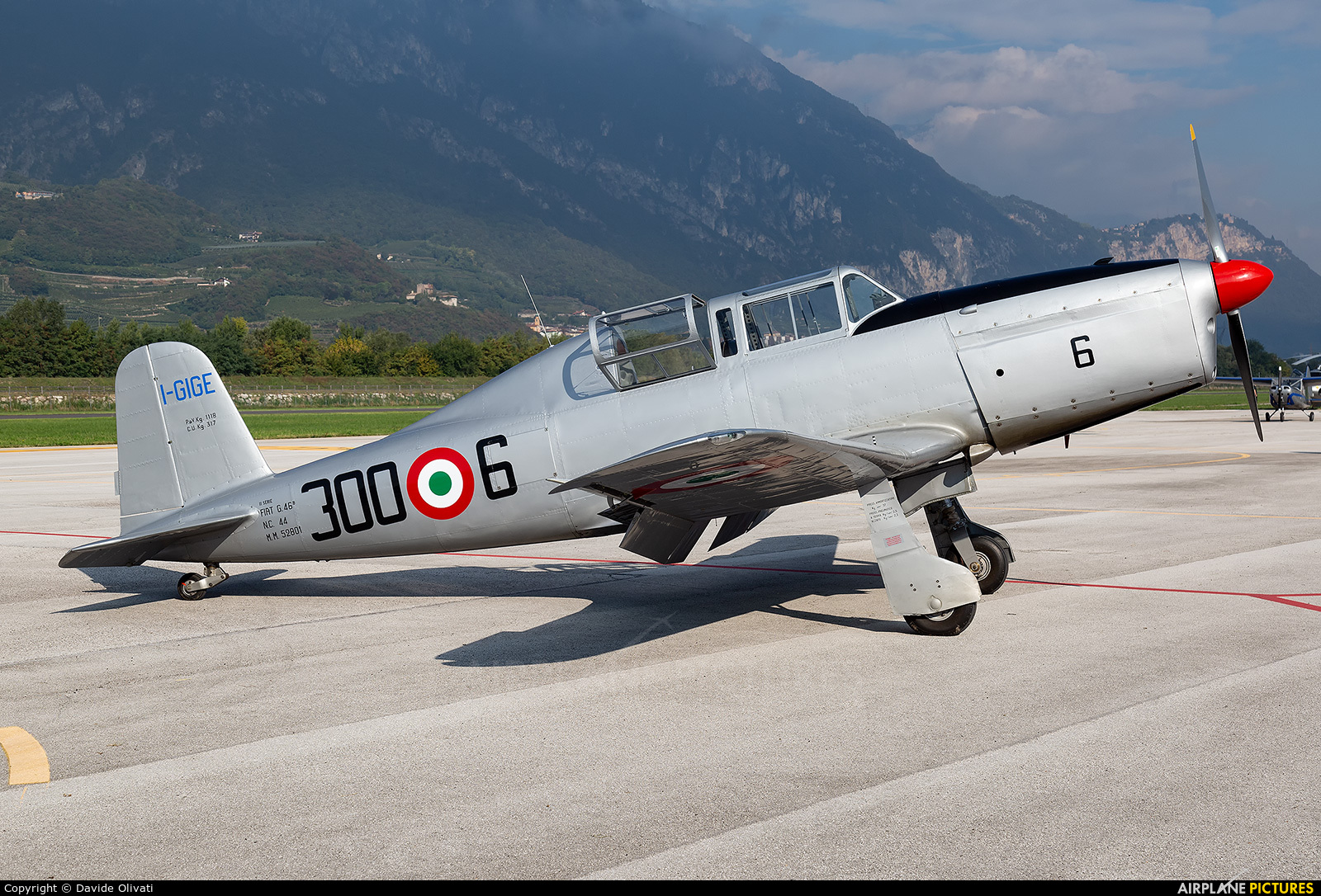 Private I-GIGE aircraft at Trento - Mattarello
