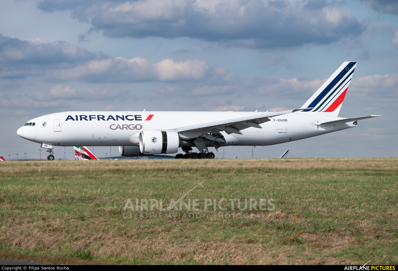Air France Cargo F-GUOB aircraft at Paris - Charles de Gaulle