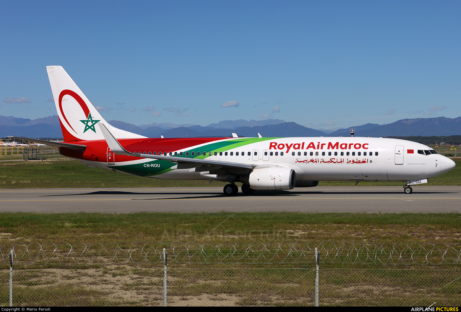 Royal Air Maroc CN-ROU aircraft at Milan - Malpensa
