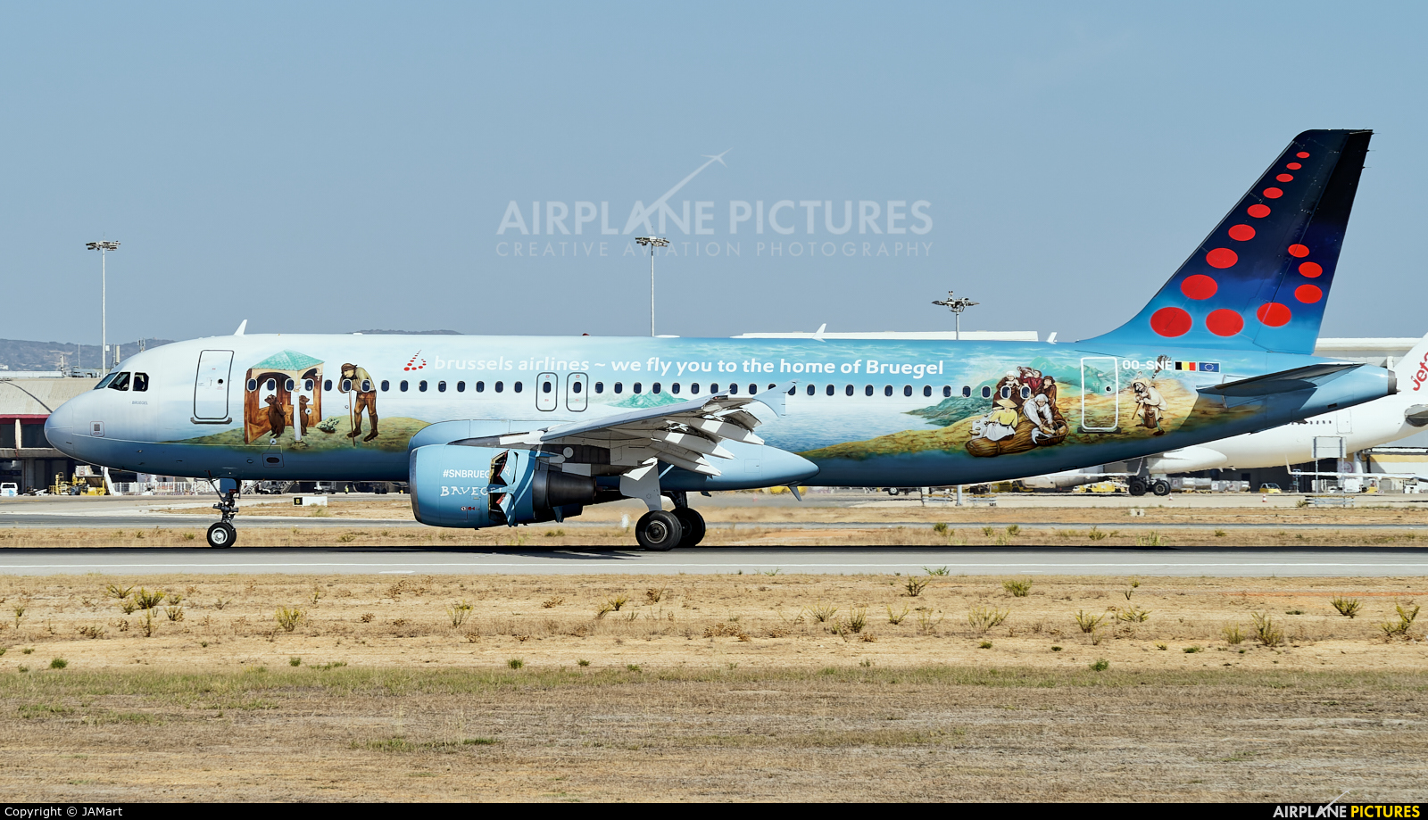 Brussels Airlines OO-SNE aircraft at Faro