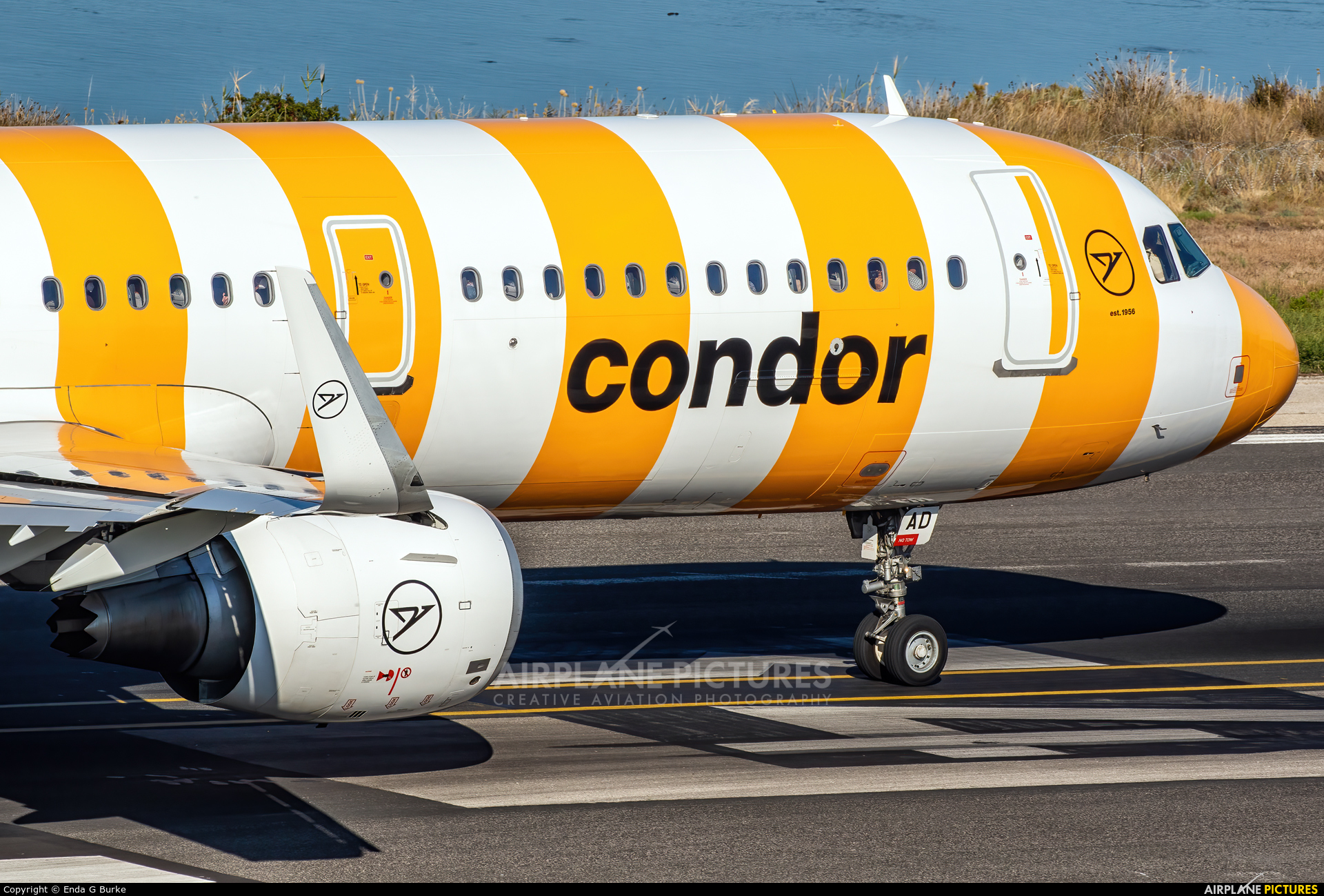 Condor D-AIAD aircraft at Corfu - Ioannis Kapodistrias