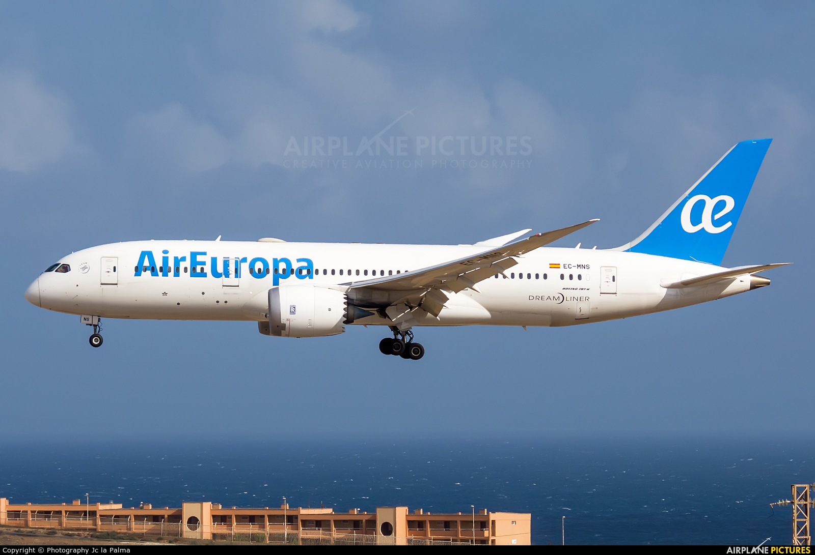 Air Europa EC-MNS aircraft at Aeropuerto de Gran Canaria