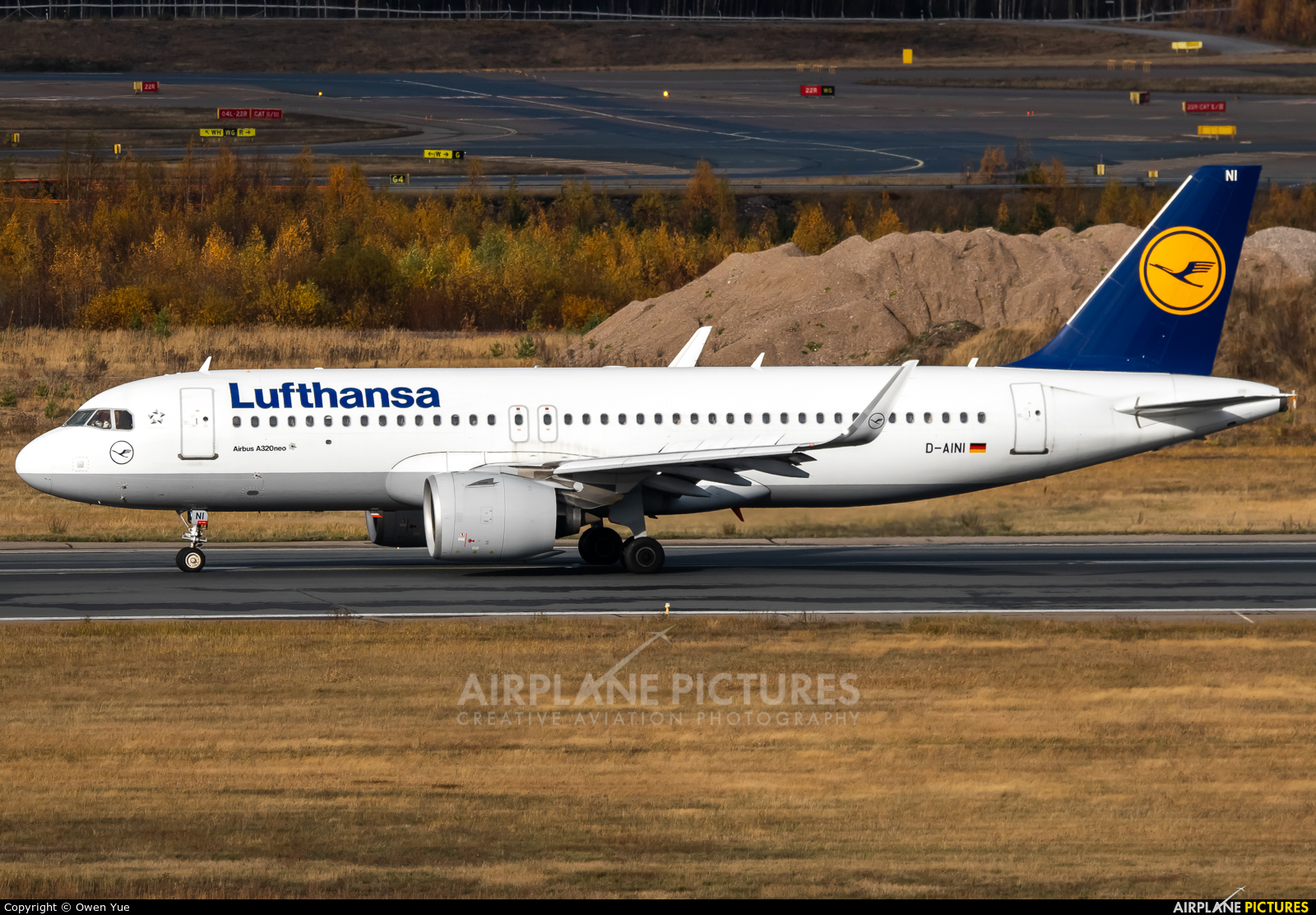 Lufthansa D-AINI aircraft at Helsinki - Vantaa