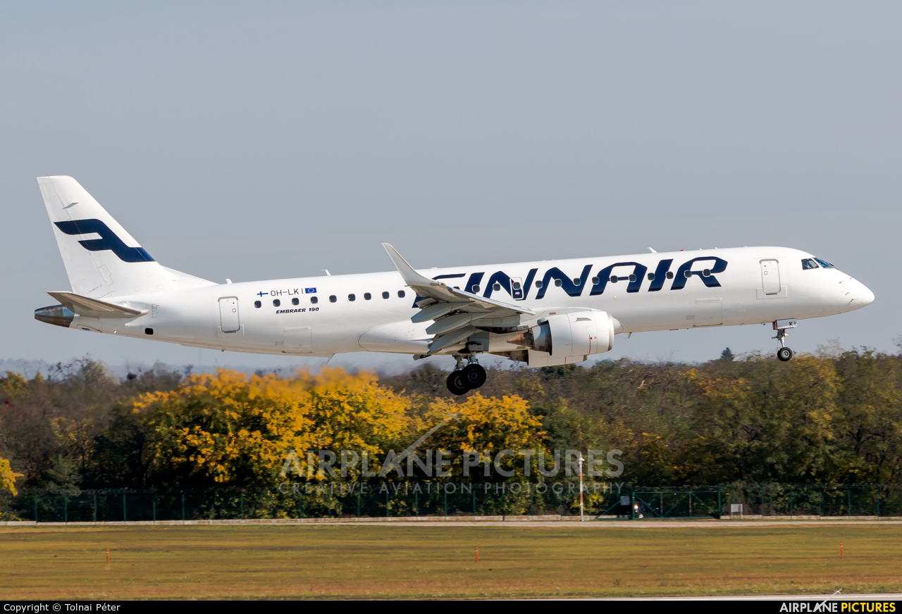 Finnair OH-LKI aircraft at Budapest Ferenc Liszt International Airport