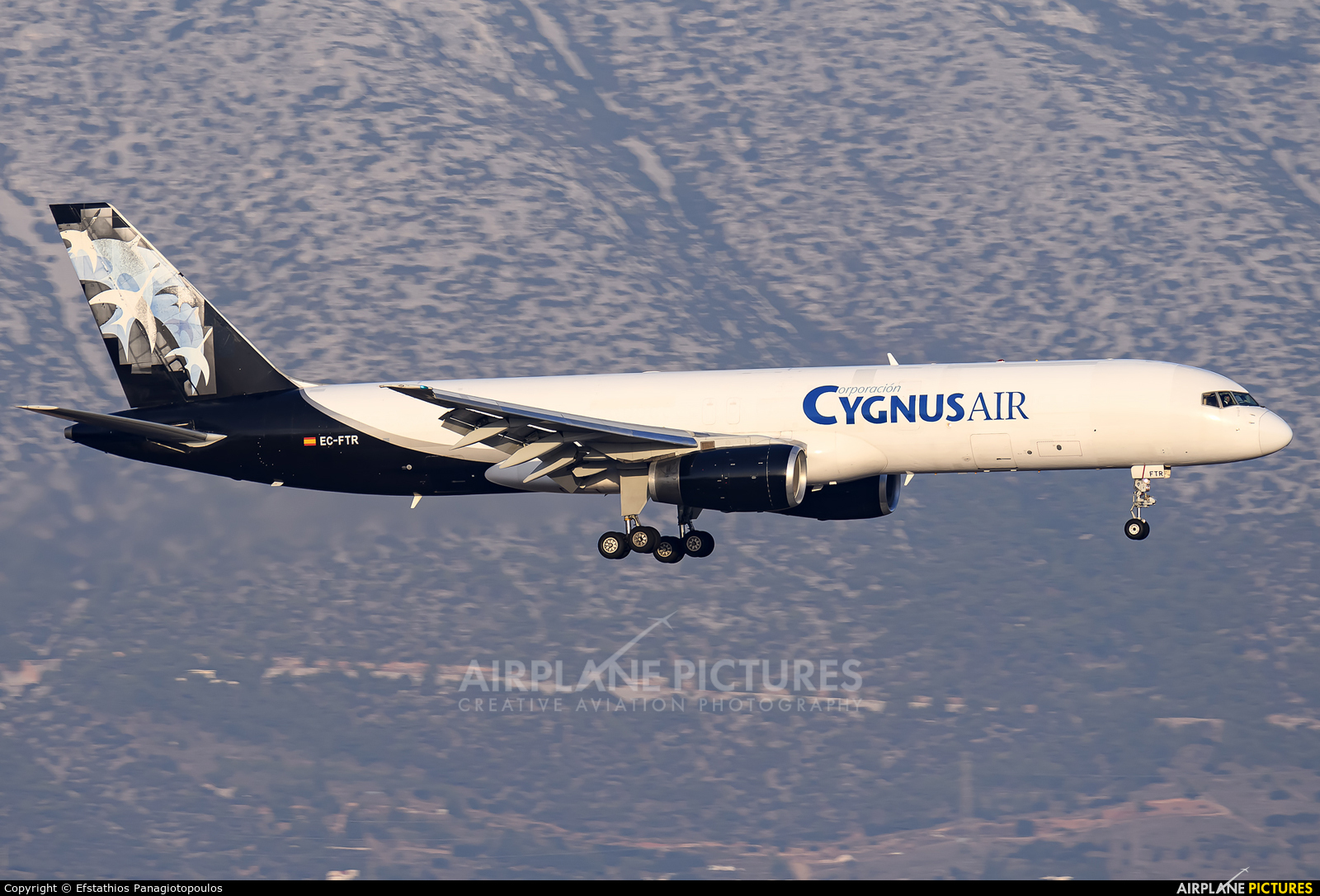 Cygnus Air EC-FTR aircraft at Athens - Eleftherios Venizelos