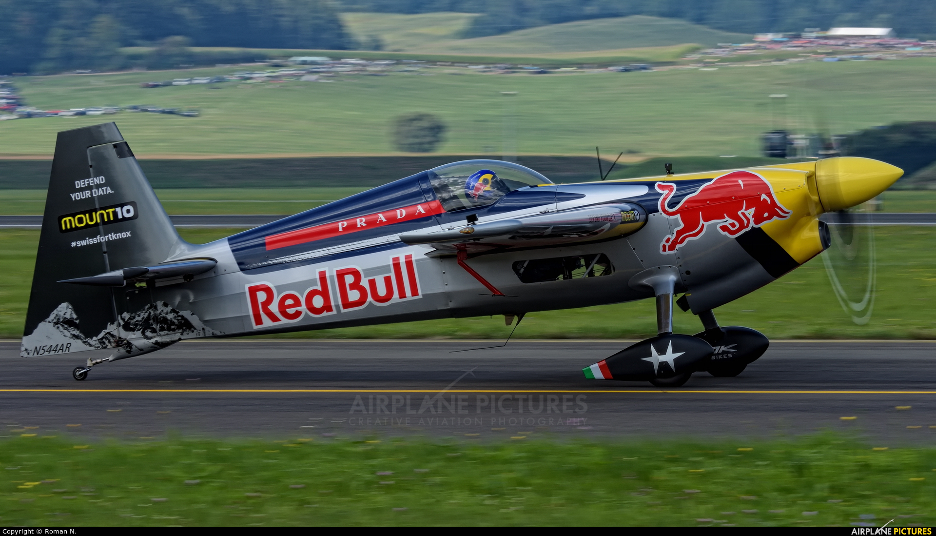 The Flying Bulls : Aerobatics Team N544AR aircraft at Zeltweg