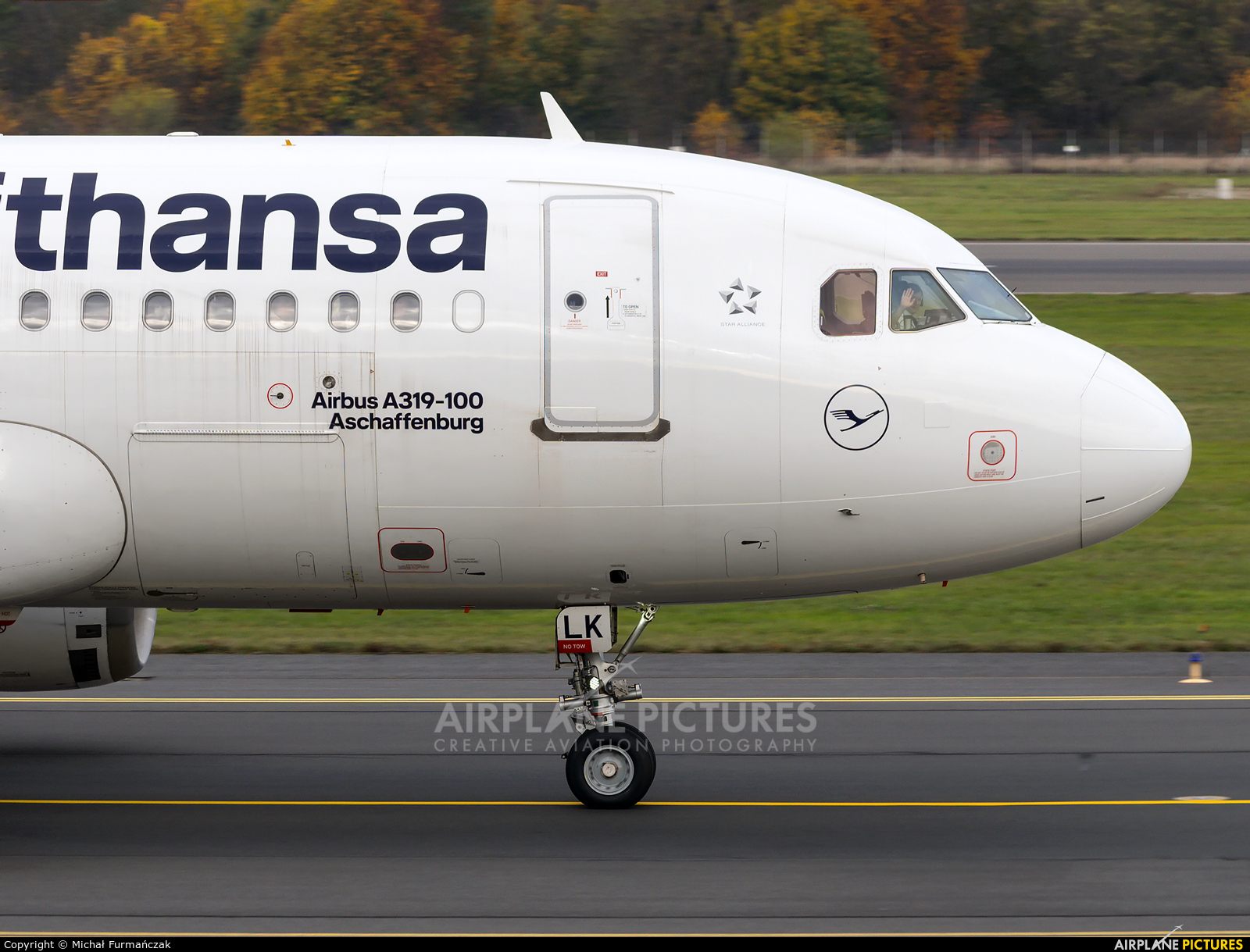 Lufthansa D-AILK aircraft at Poznań - Ławica