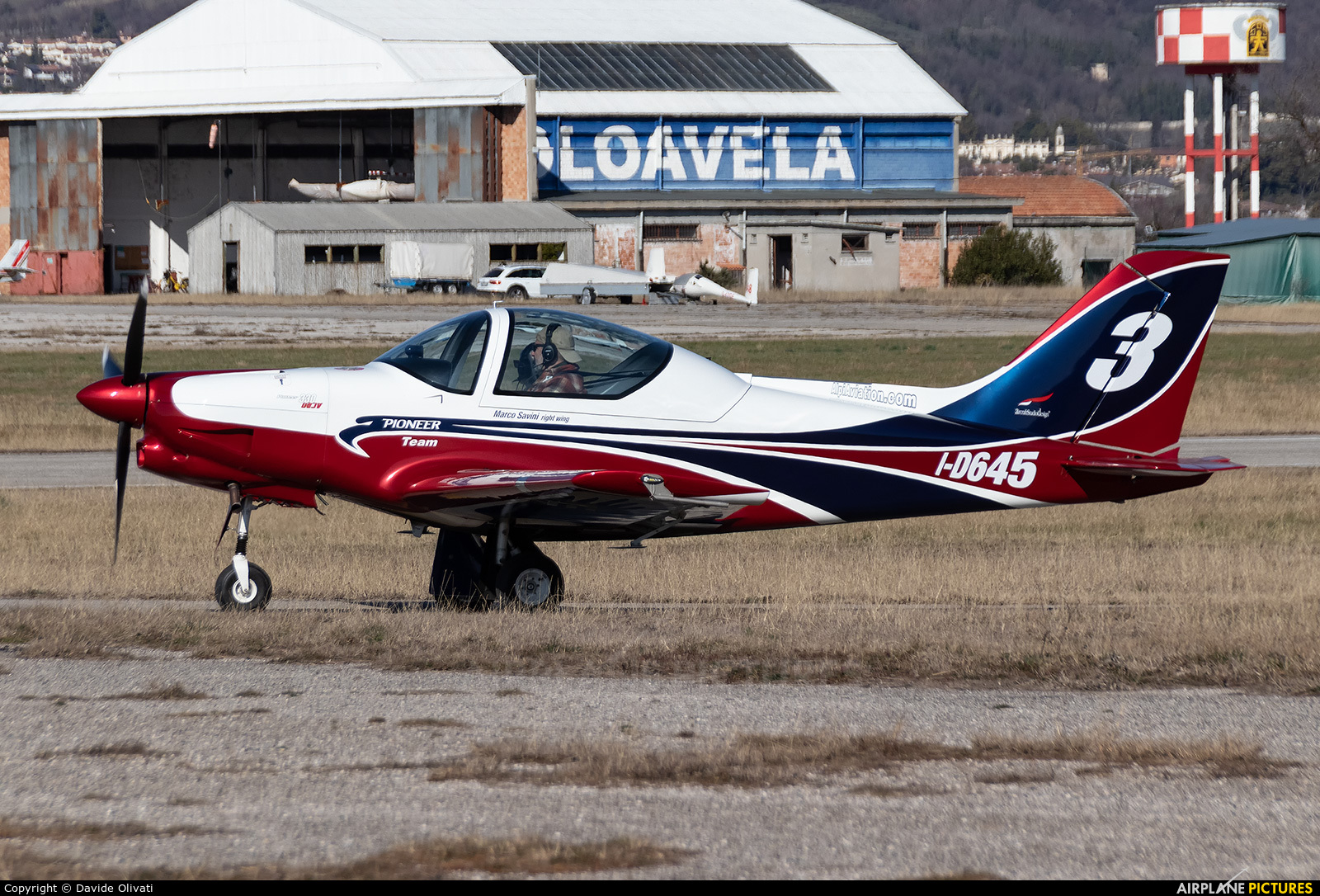 Private I-D645 aircraft at Verona - Boscomantico