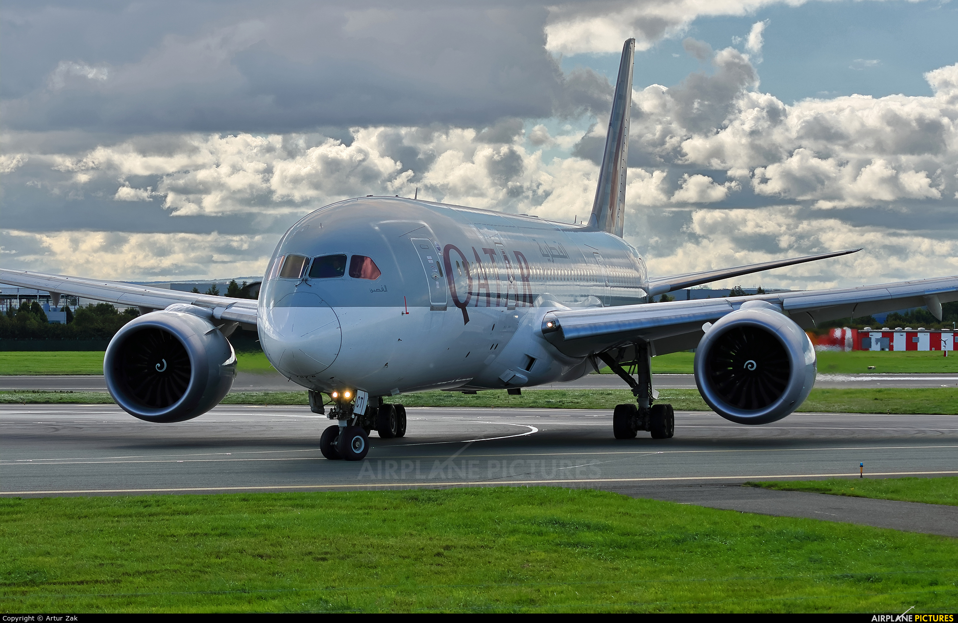 Qatar Airways A7-BCT aircraft at Dublin