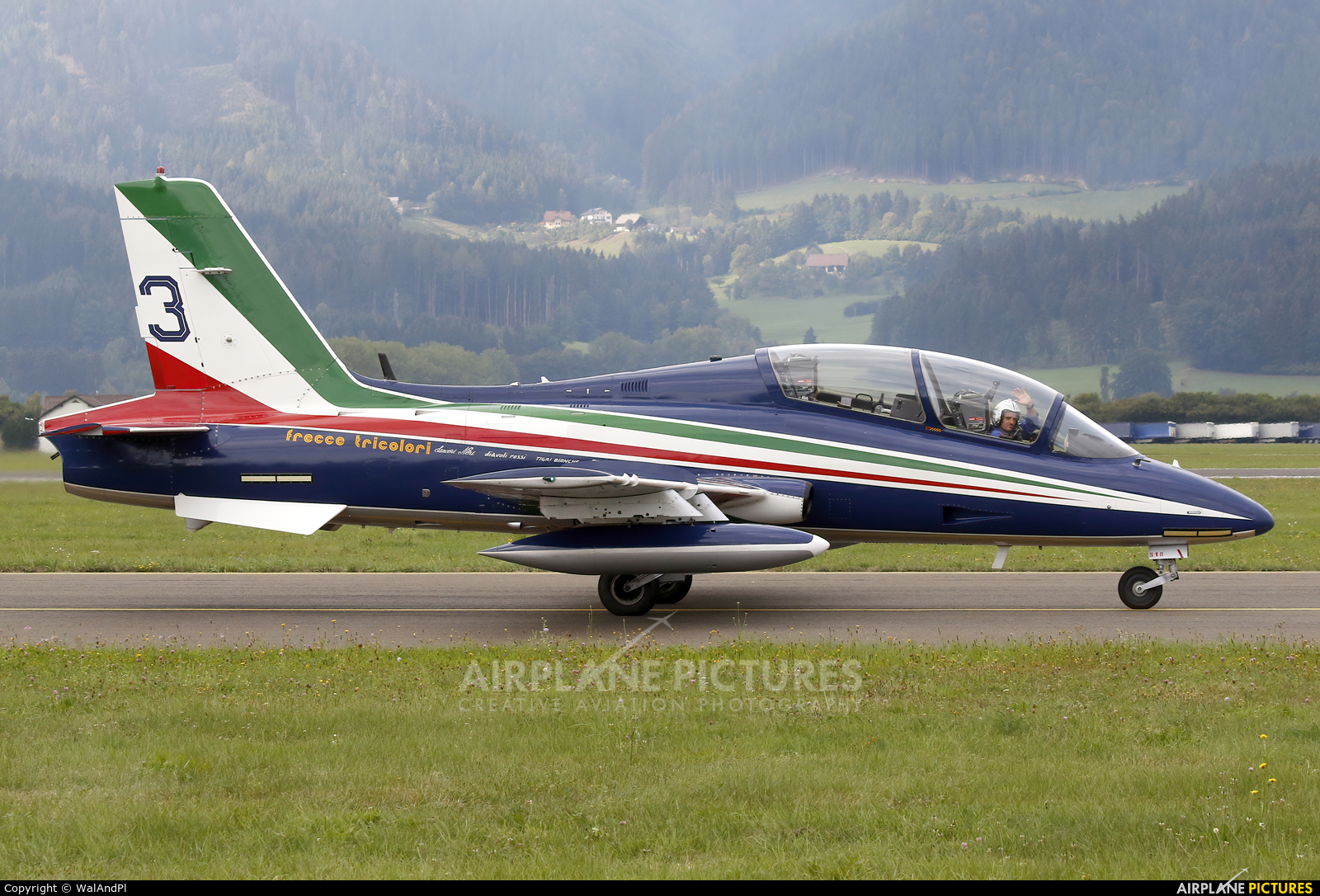 Italy - Air Force "Frecce Tricolori" MM54518 aircraft at Zeltweg