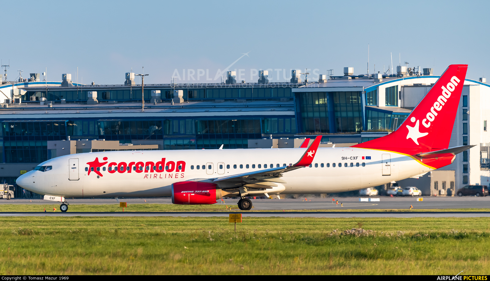 Corendon Airlines 9H-CXF aircraft at Katowice - Pyrzowice
