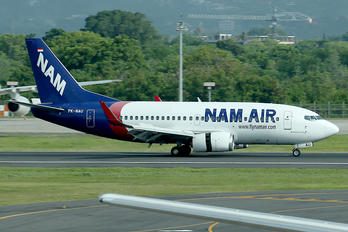 PK-NAU - NAM Air Boeing 737-500
