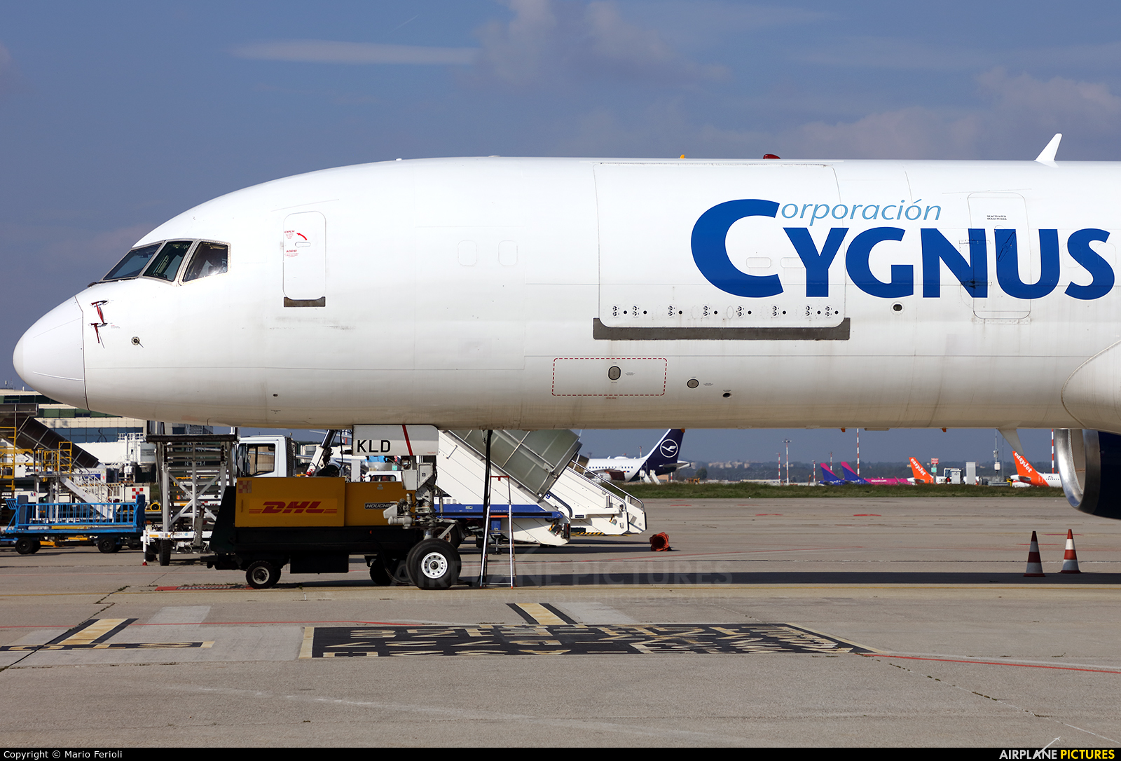 Cygnus Air EC-KLD aircraft at Milan - Malpensa