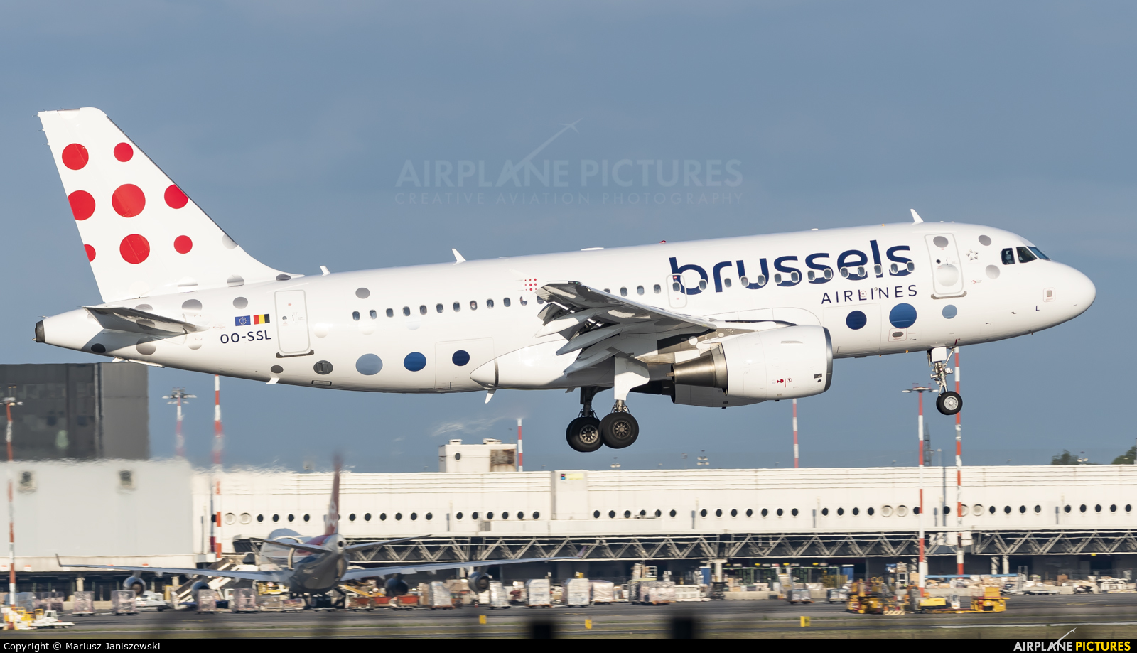 Brussels Airlines OO-SSL aircraft at Milan - Malpensa
