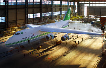 5A-DKN - Libyan Air Cargo Antonov An-124-100 Ruslan