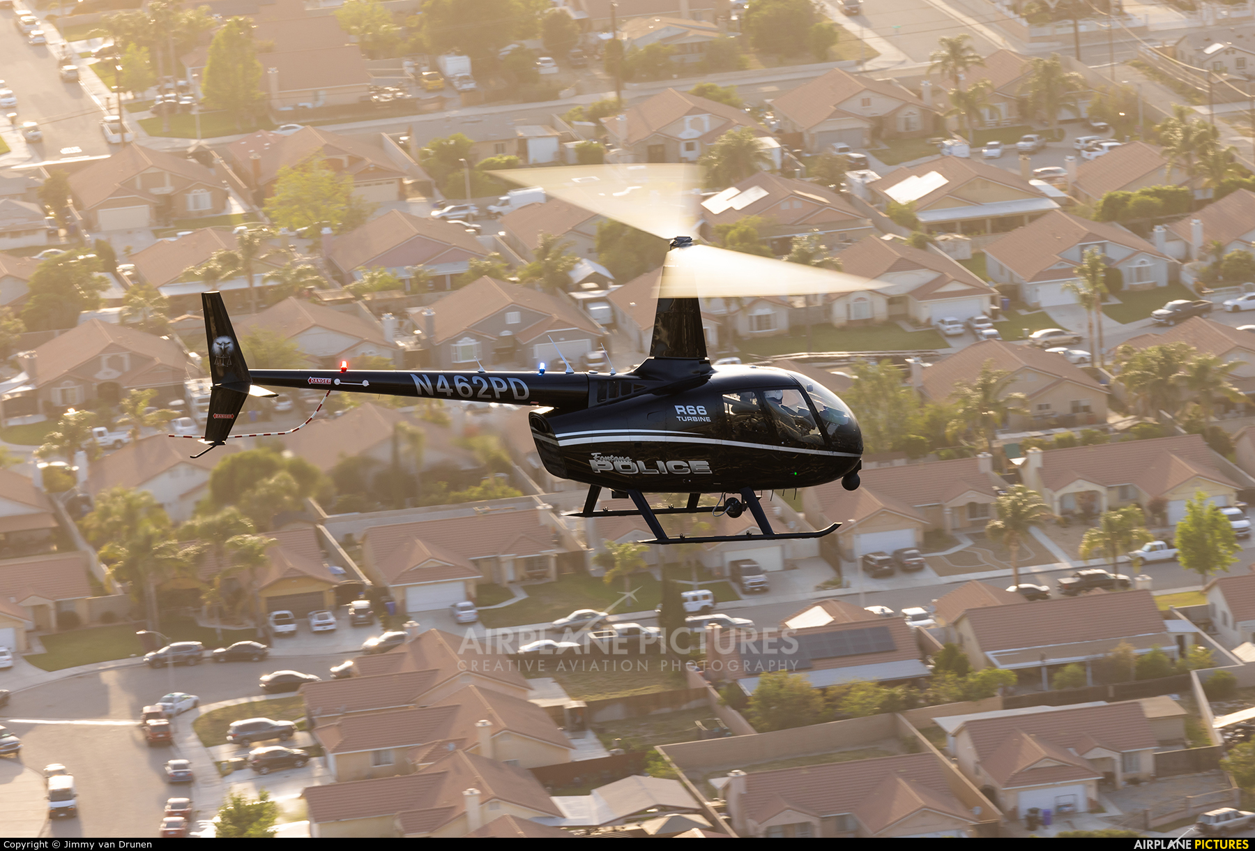 Fontana Police Air Support Unit N462PD aircraft at In Flight - California